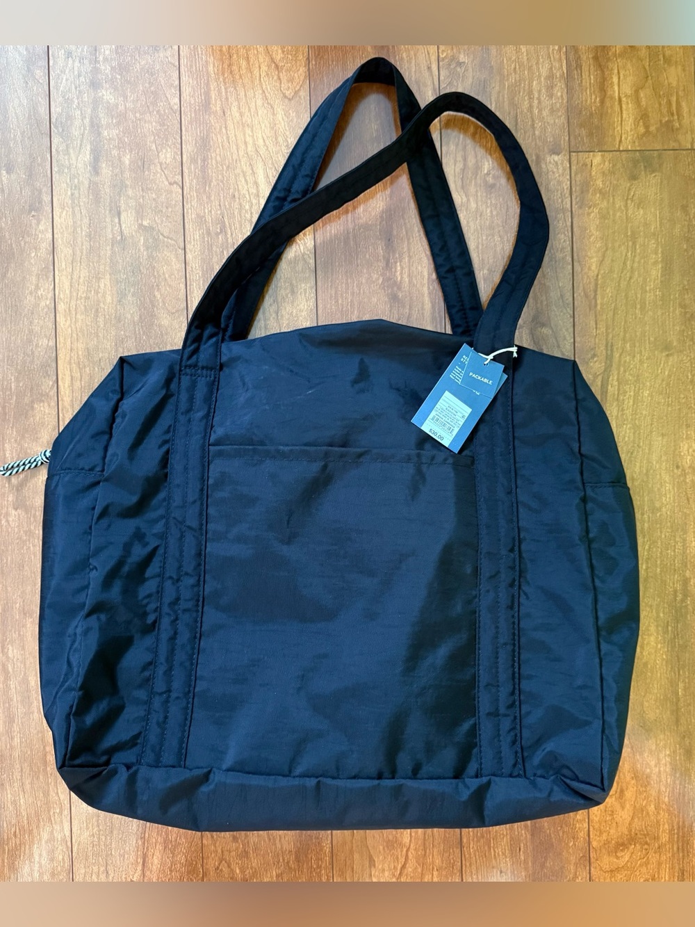 NWT Universal Thread Essential Packable Weekender Duffel Bag Black 32L